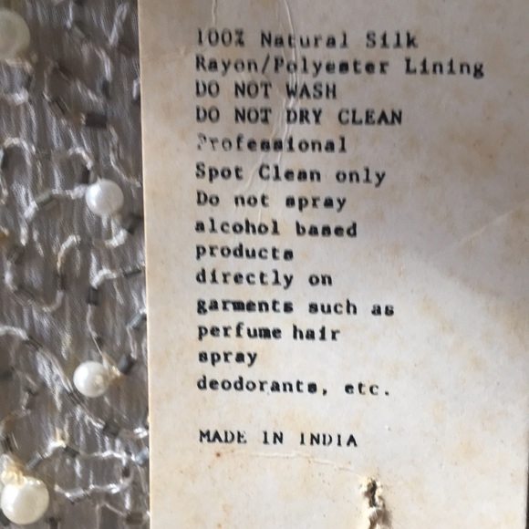 Formal Beaded Dress. Handmade in India! - Picture 4 of 8